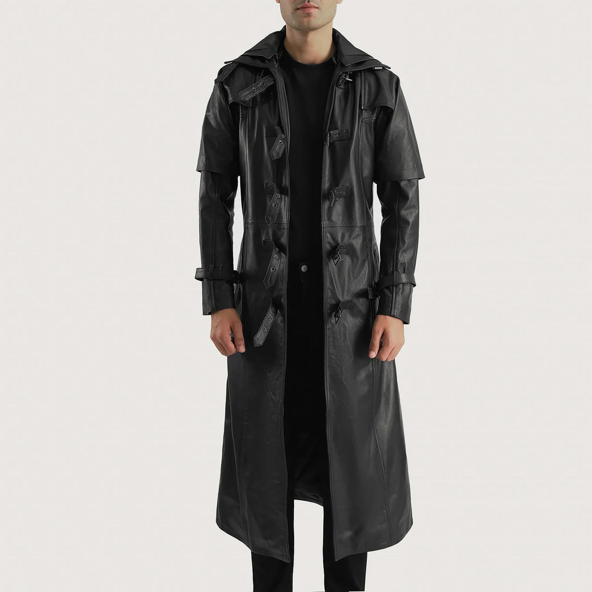 Tom ford hooded leather trench coat on sale