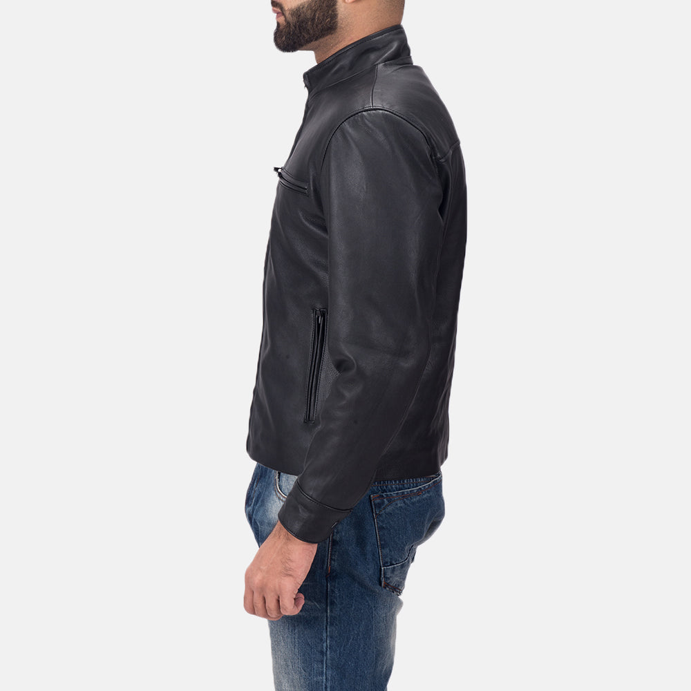 Womens Black Asymmetrical Moto Style Lambskin Real Leather Jacket Womens Black Asymmetrical Moto Style Lambskin Real Leather Jacket