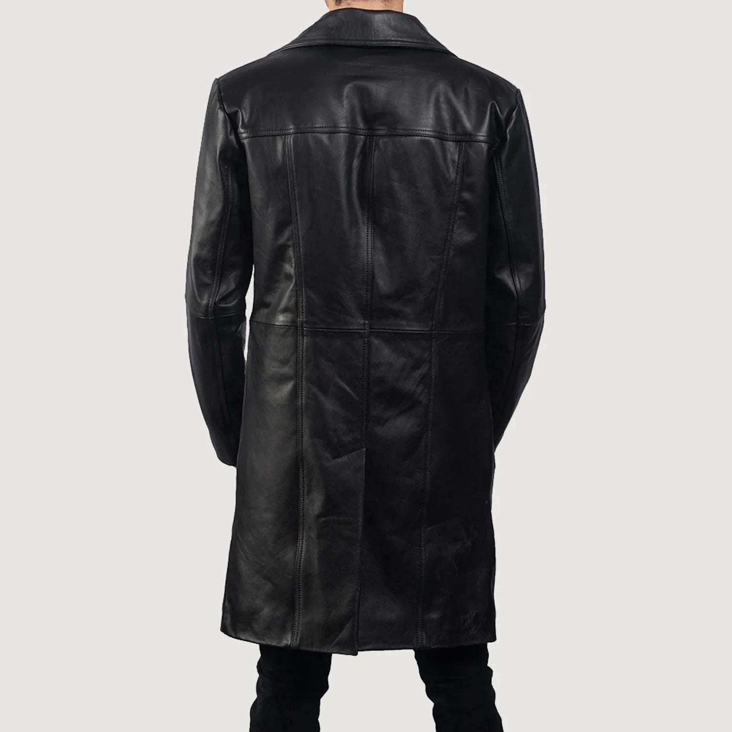 Black jacket long cheap