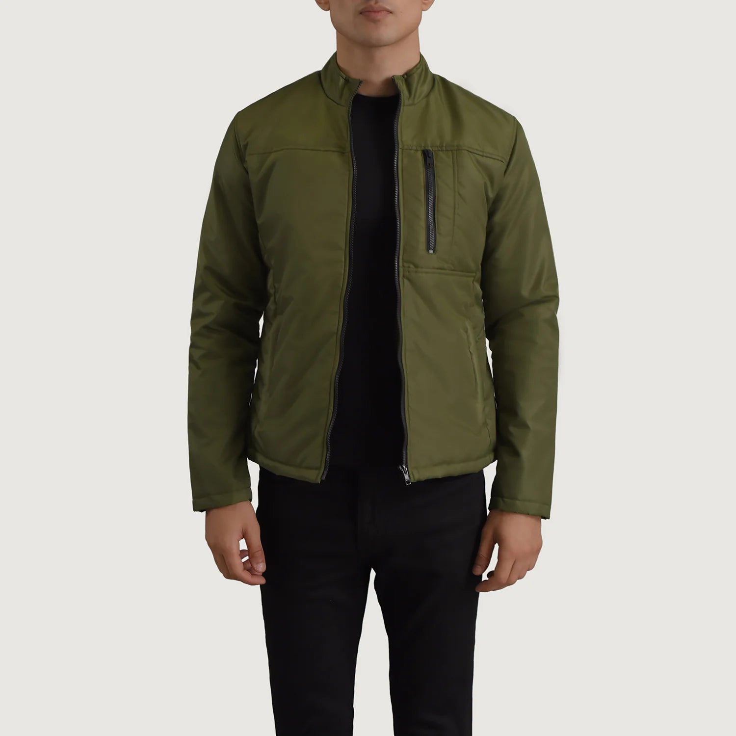 Green thin jacket hot sale