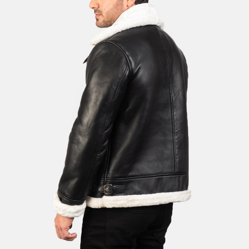 White leather bomber jacket best sale