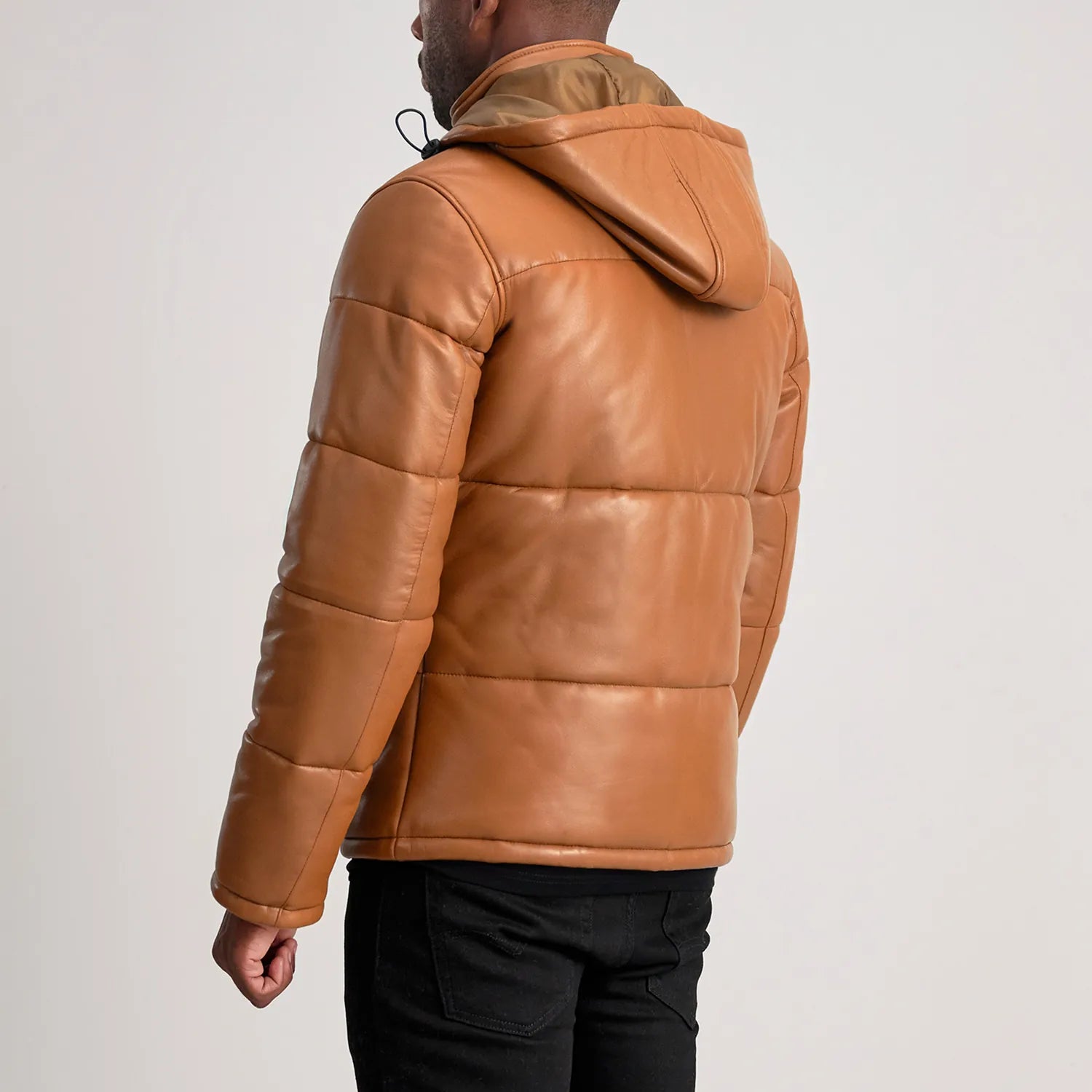 Tan hooded jacket on sale
