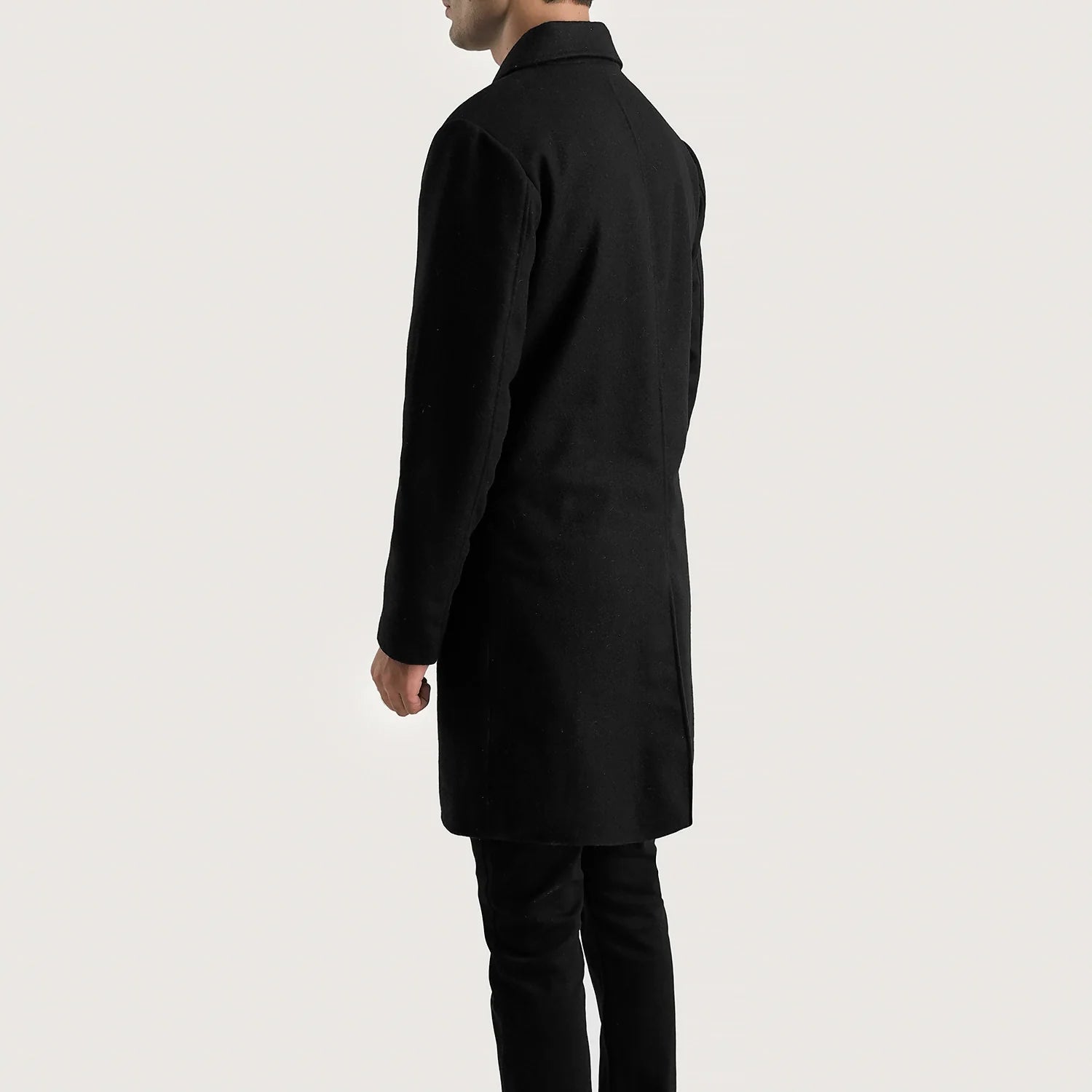 Black breasted coat clearance