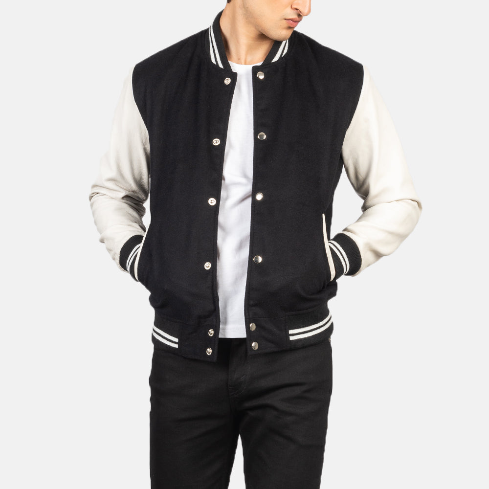 Black and white mens jacket cheap