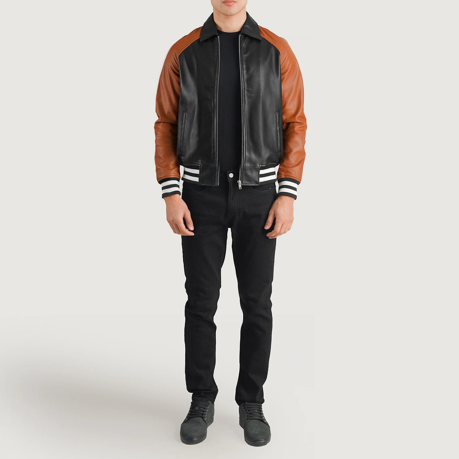 Black and tan jacket new arrivals