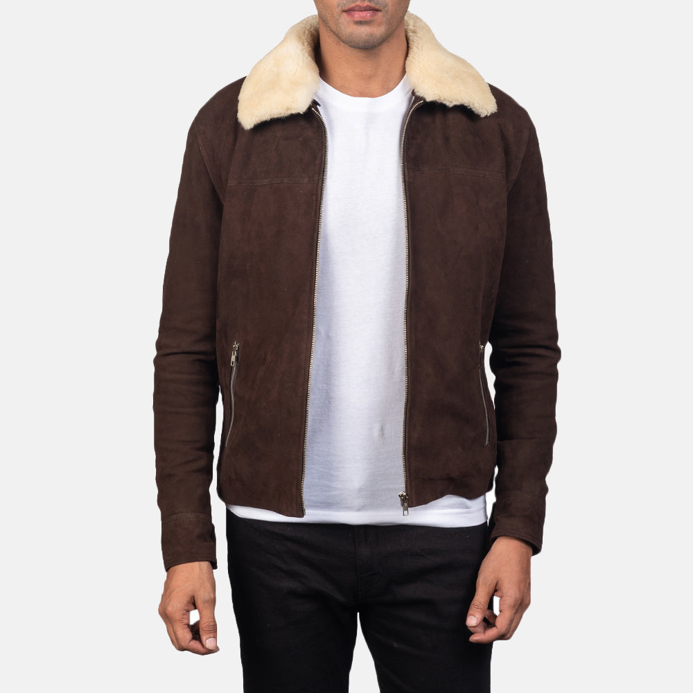 Mens tan fur jacket clearance