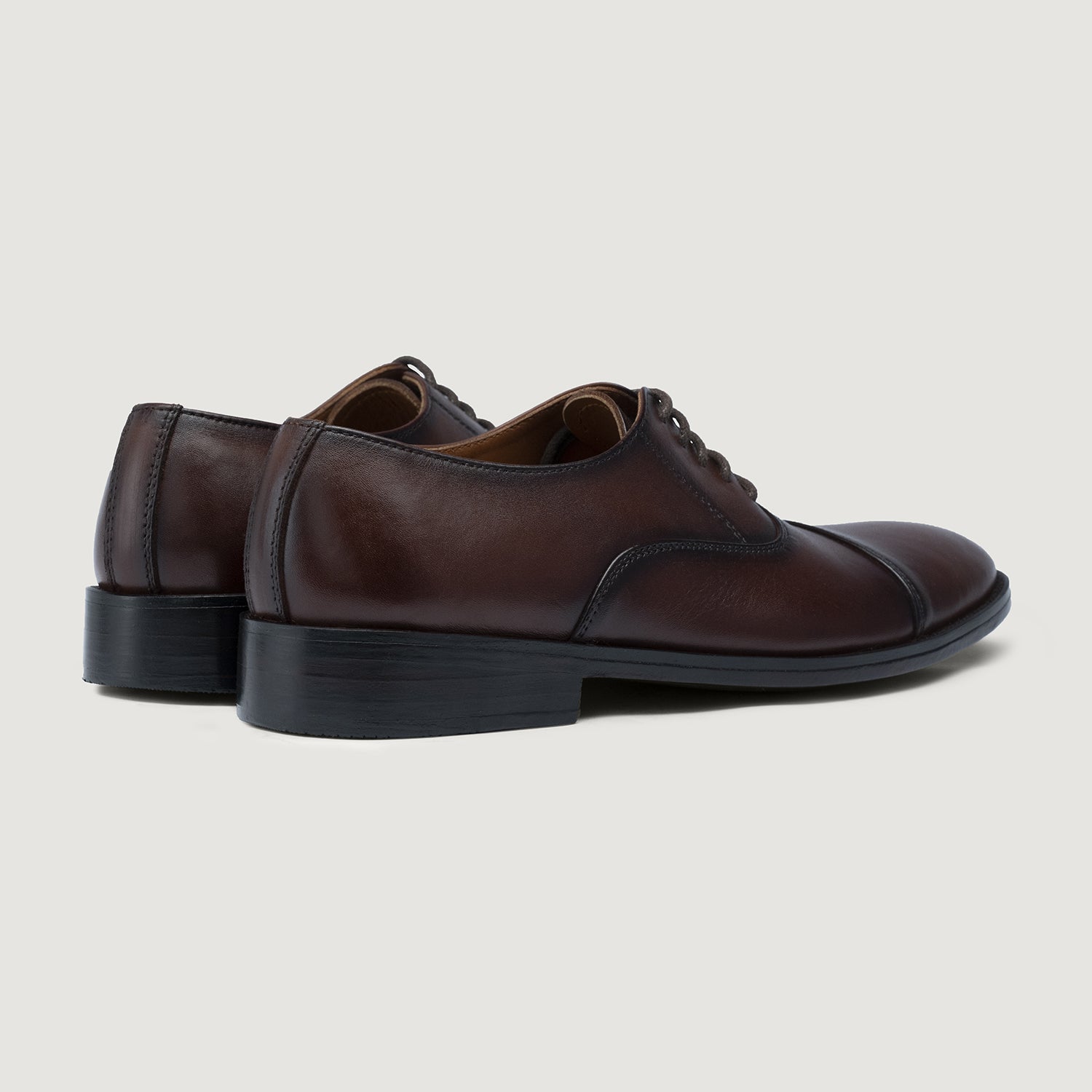 Dirk Brogues Derby Brown Leather Shoes For Men - The Jacket  display picture 2