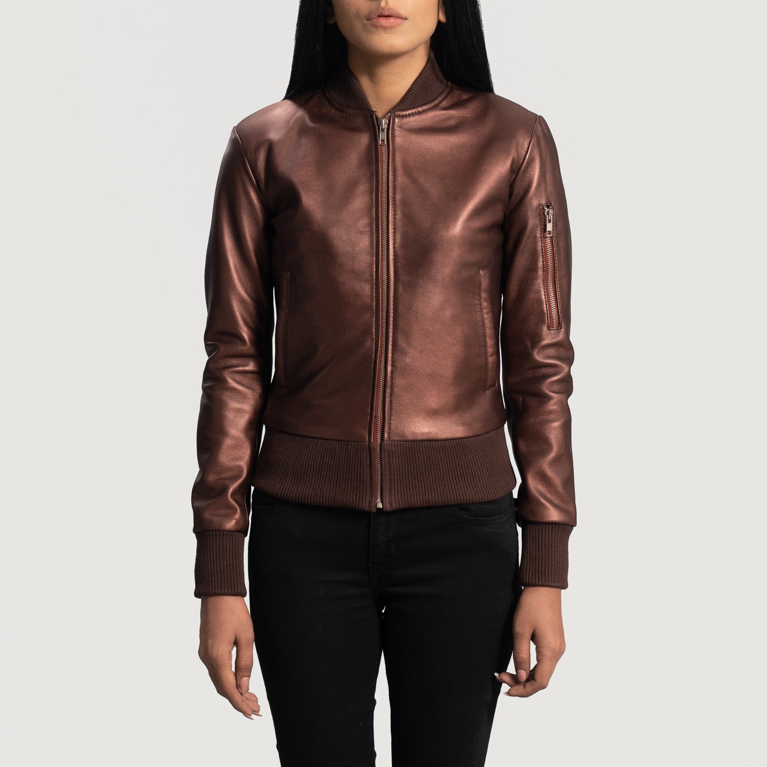 Maroon bomber jacket womens deals