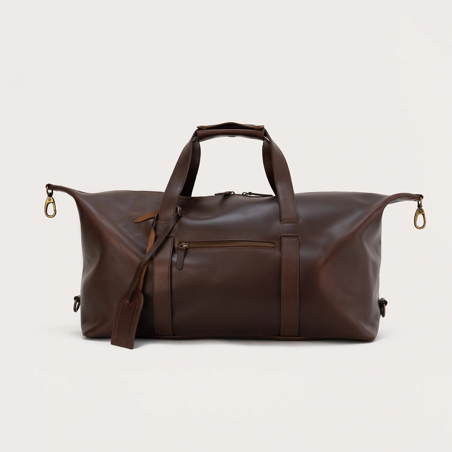 Handmade Leather Duffle Bags for Men Women 100 Real Leather The Jacket Maker