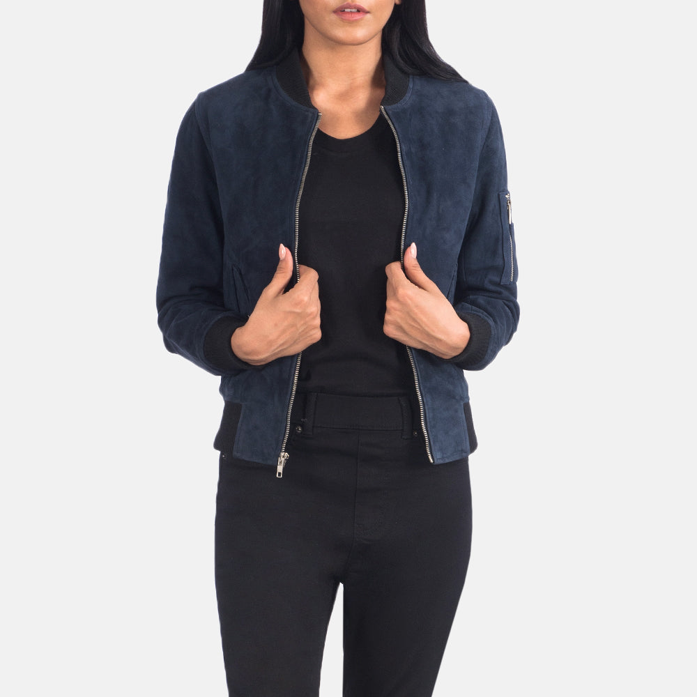 Blue Aviator Jackets For Women Buy Women s Blue Aviator Jackets in UK The Jacket Maker