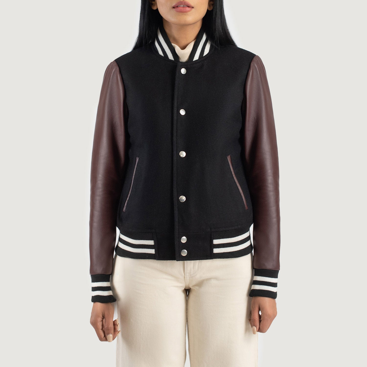 Varsity jacket maroon outlet