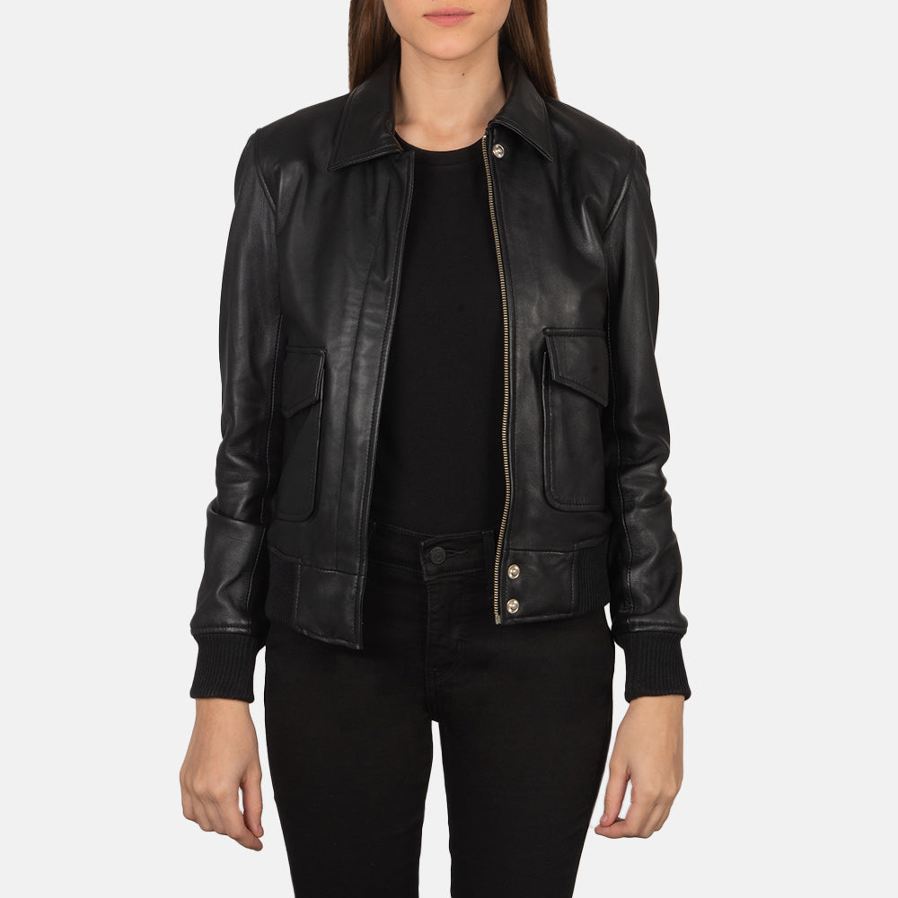 Womens leather aviator jackets uk cheap