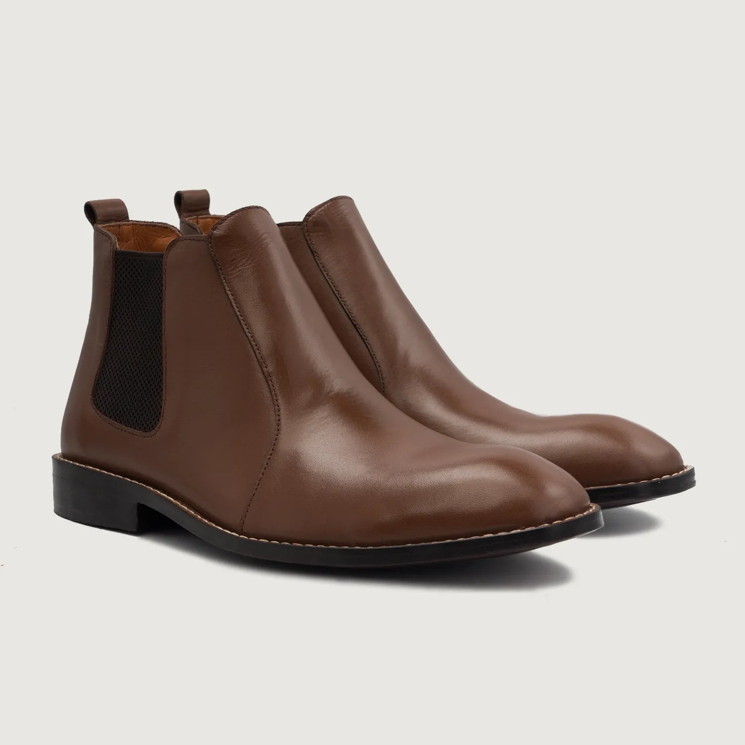 Clarkson Chelsea Brown Leather Boots For Men The Jacket Maker