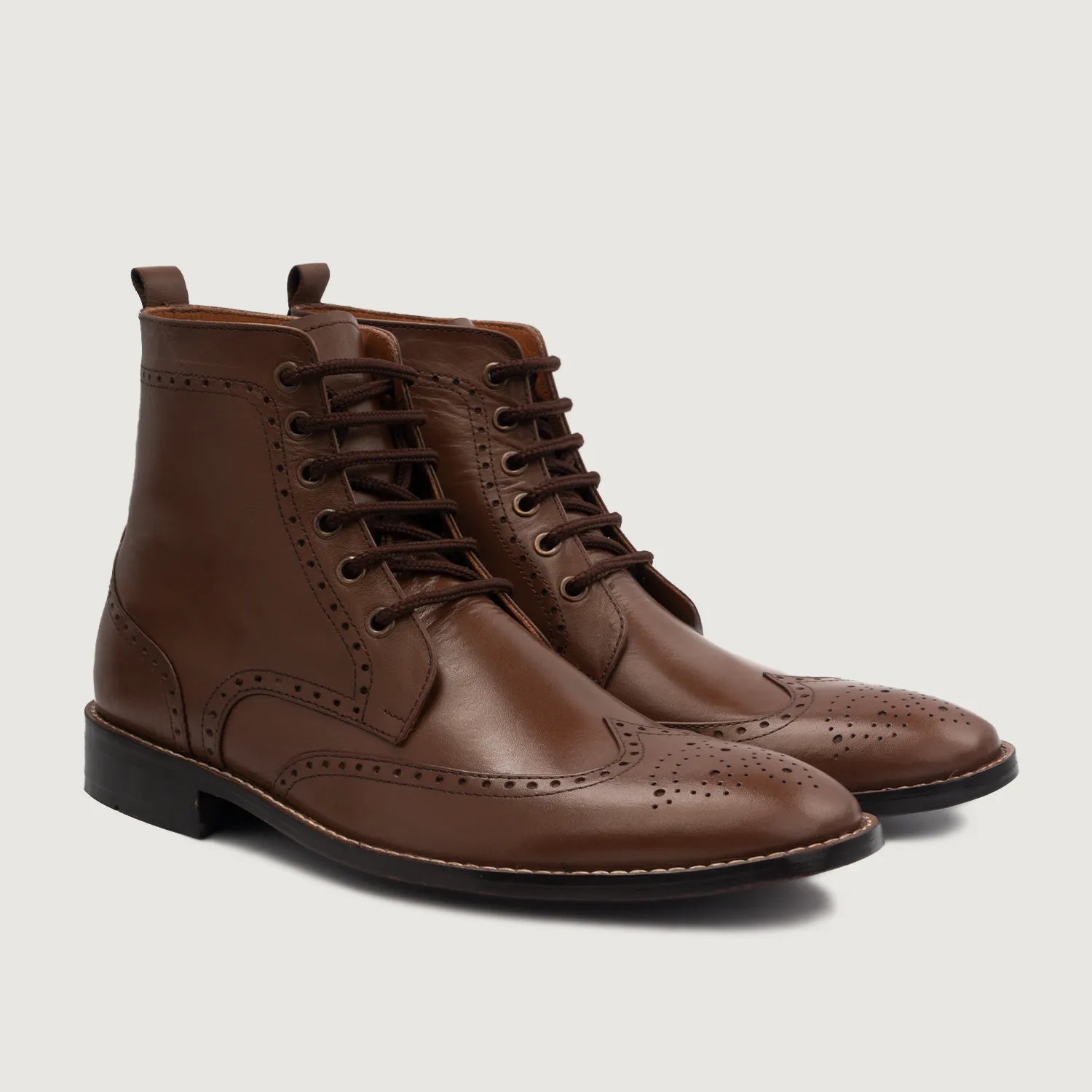 Buy Men s Wingtip Boots In 100 Real Leather The Jacket Maker