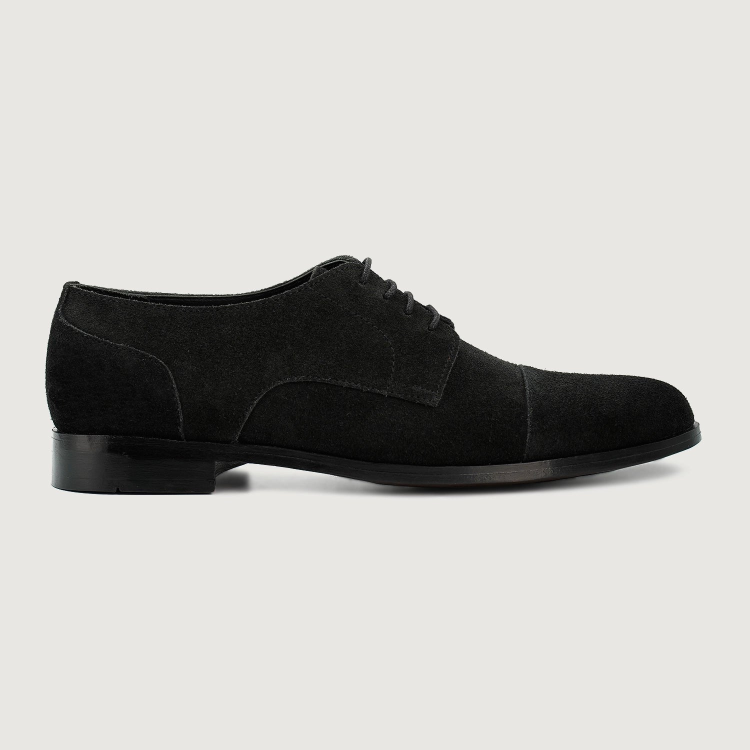 Attorney Derby Black Suede Leather Shoes For Men The Jacket Maker