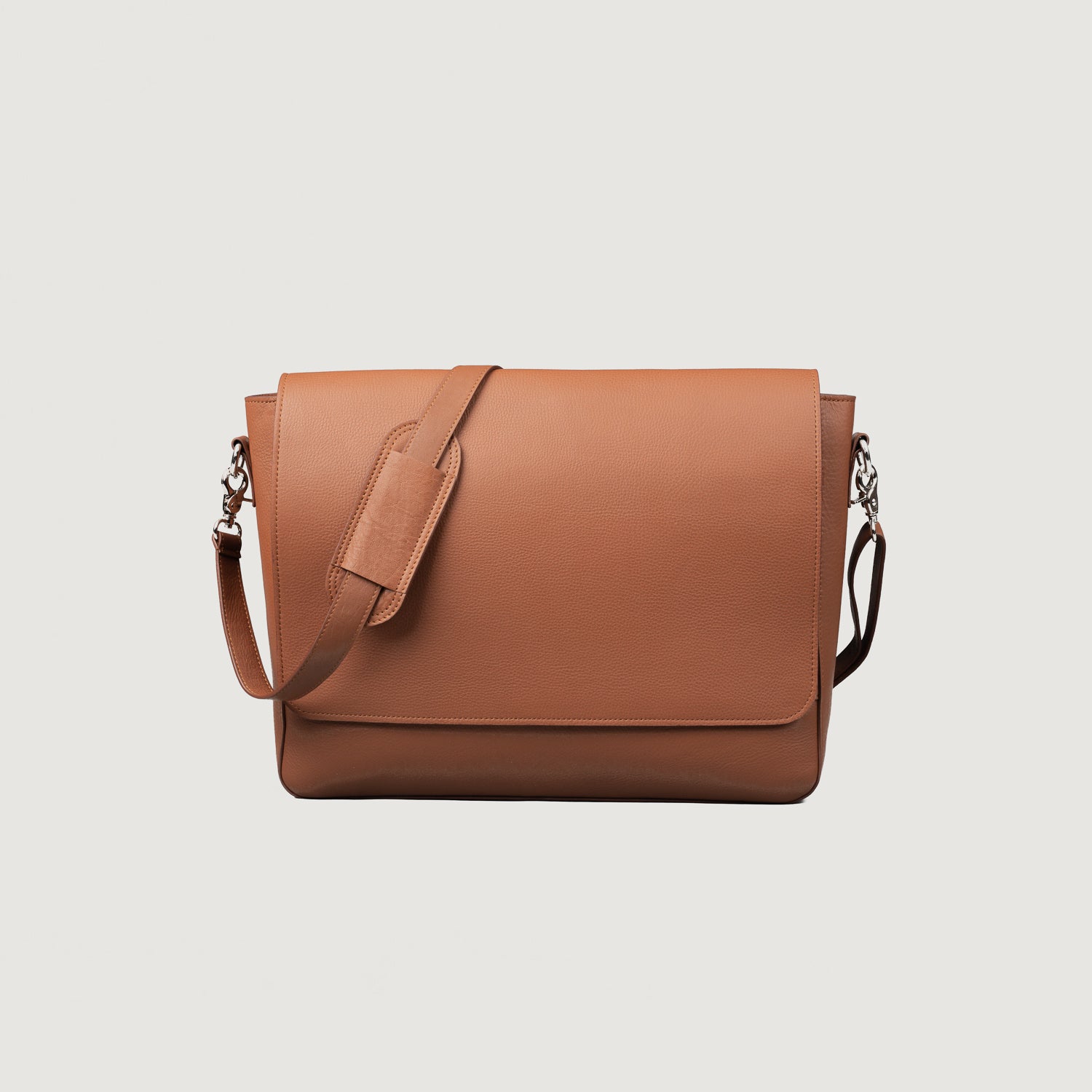 The Carismatico Brown Leather Messenger Bag For Men Women The Jacket Maker