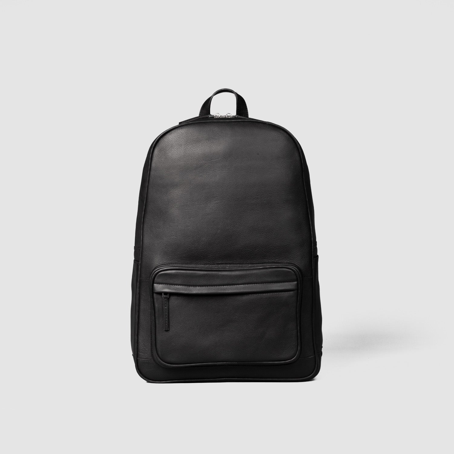 cheap leather backpacks uk The Philos Black Leather Backpack For Men & Women