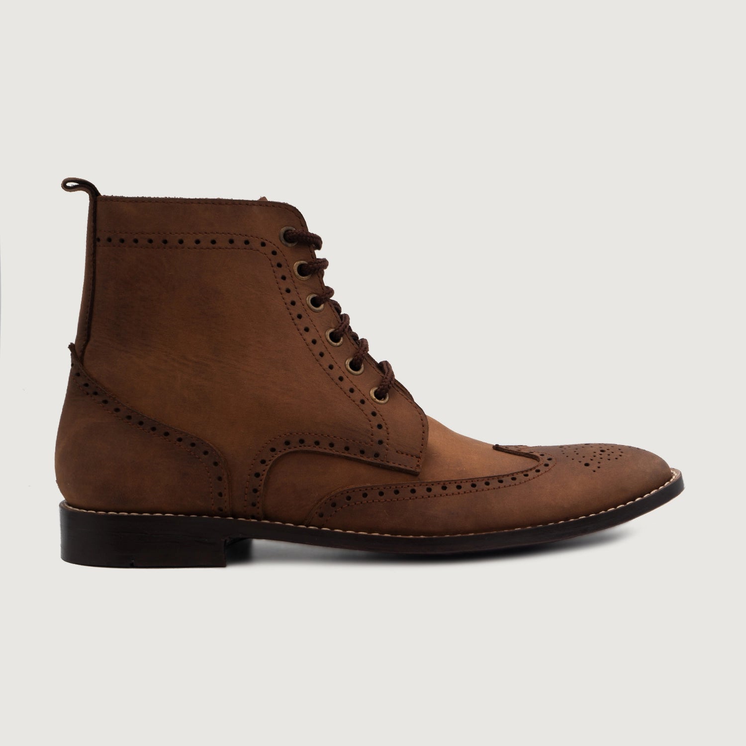 Brogue derby boot clearance