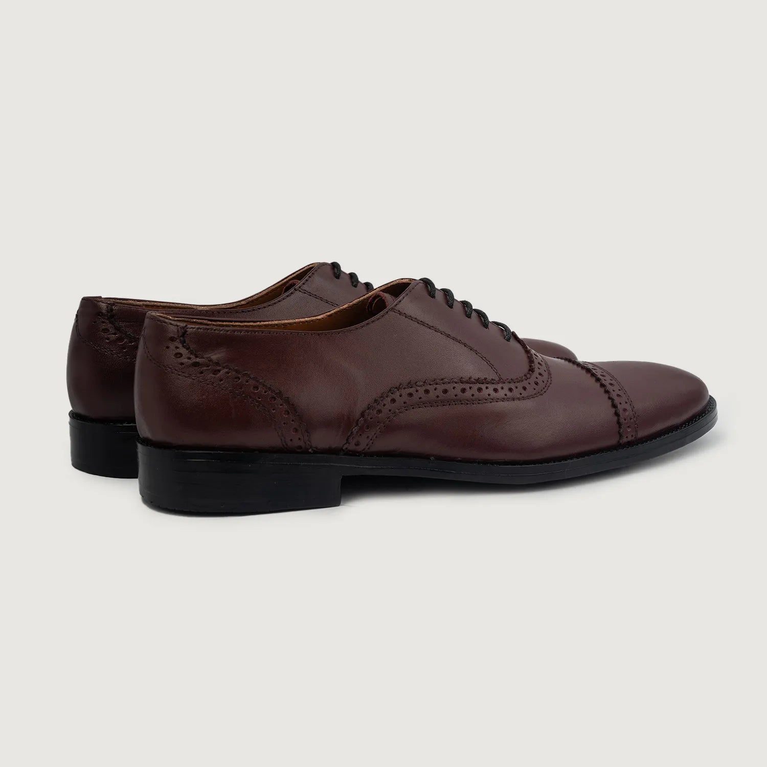 Maroon brogues on sale