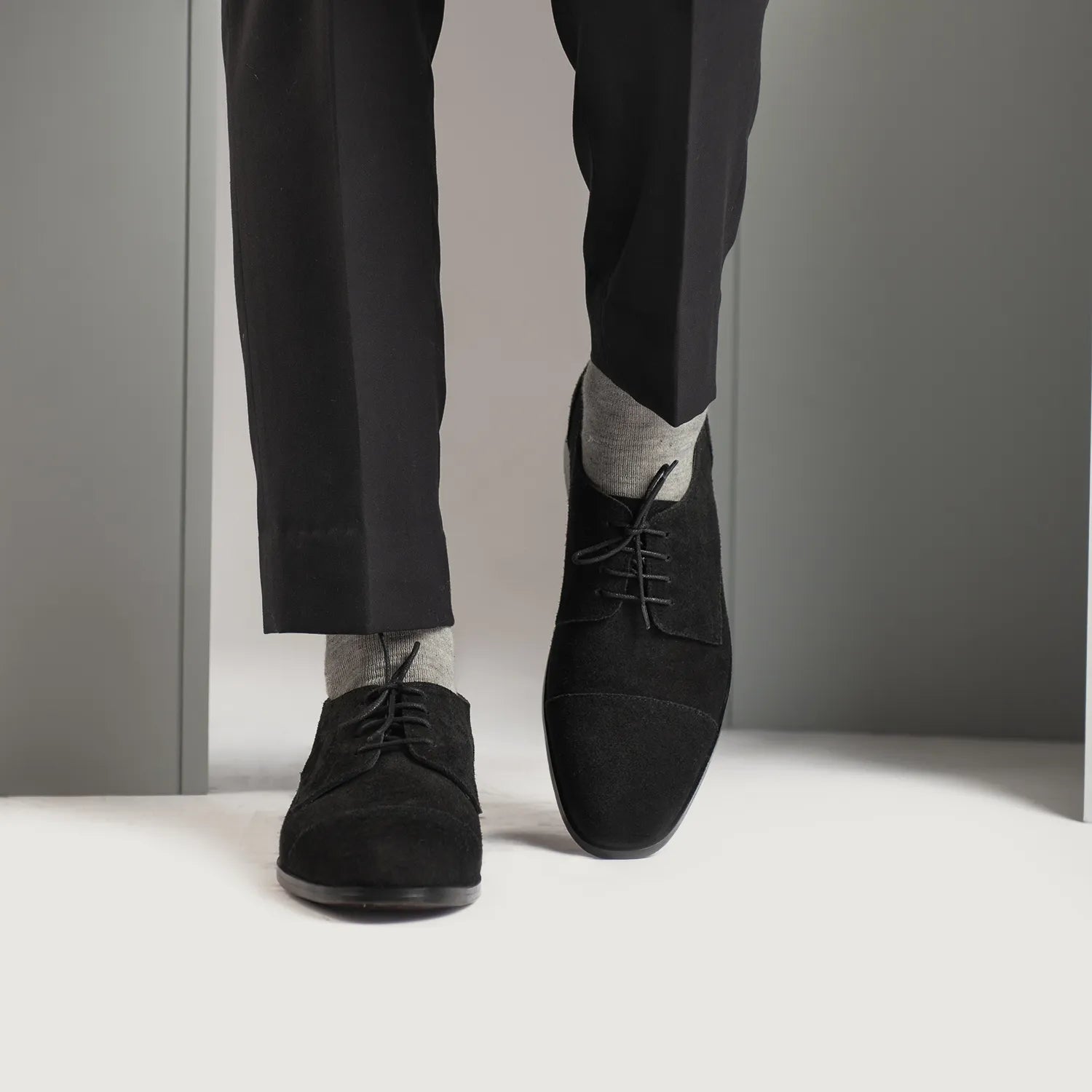 Mens black suede shoes sale 2025