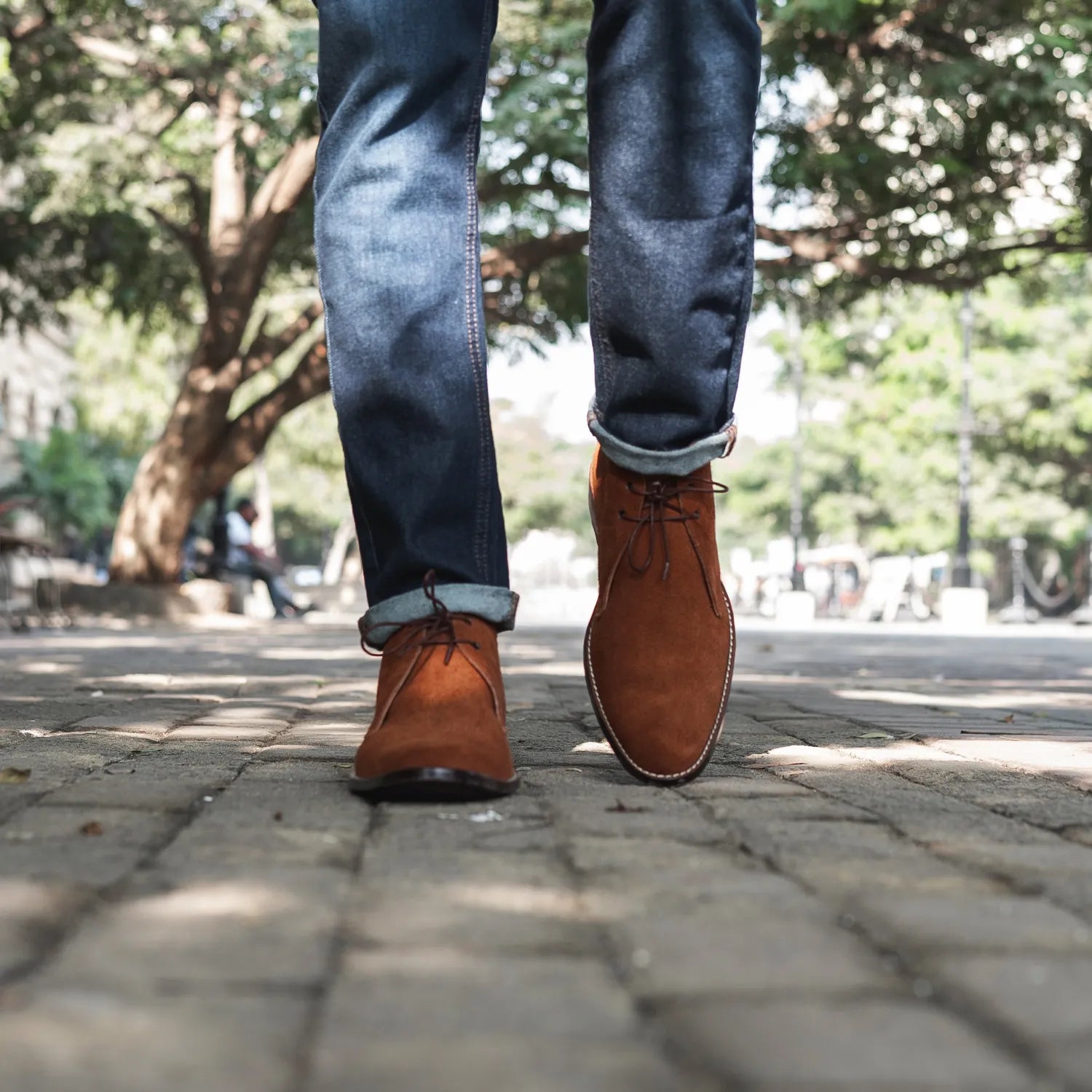 Corry Chukka Brown Suede Leather Boots For Men The Jacket Maker