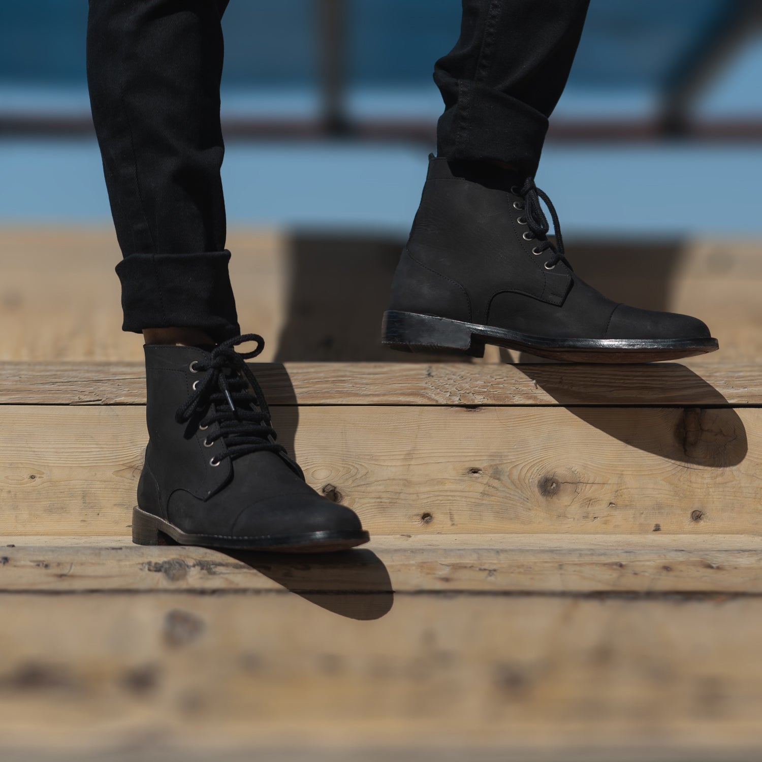 Mens nubuck boots best sale