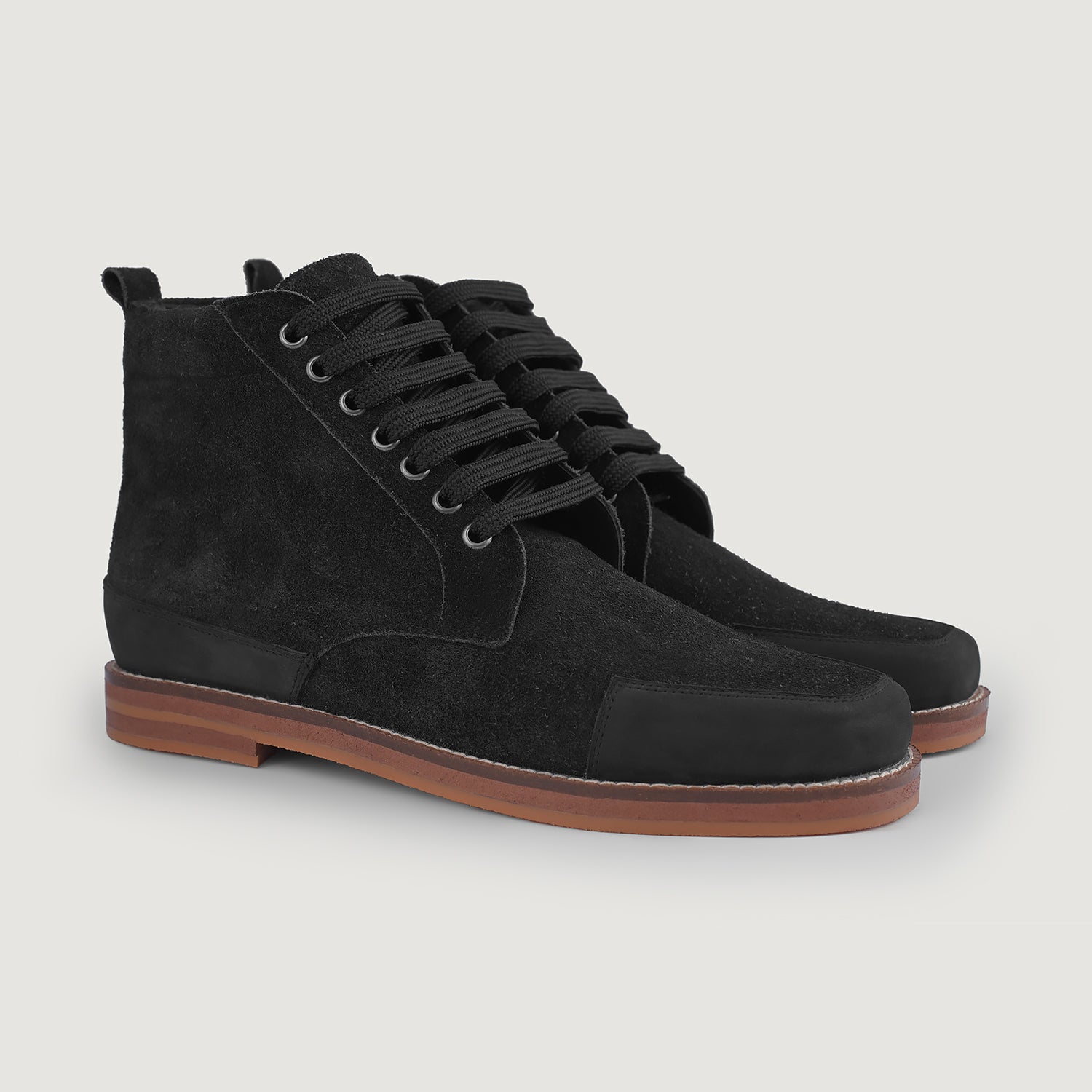Suede cap toe boots clearance