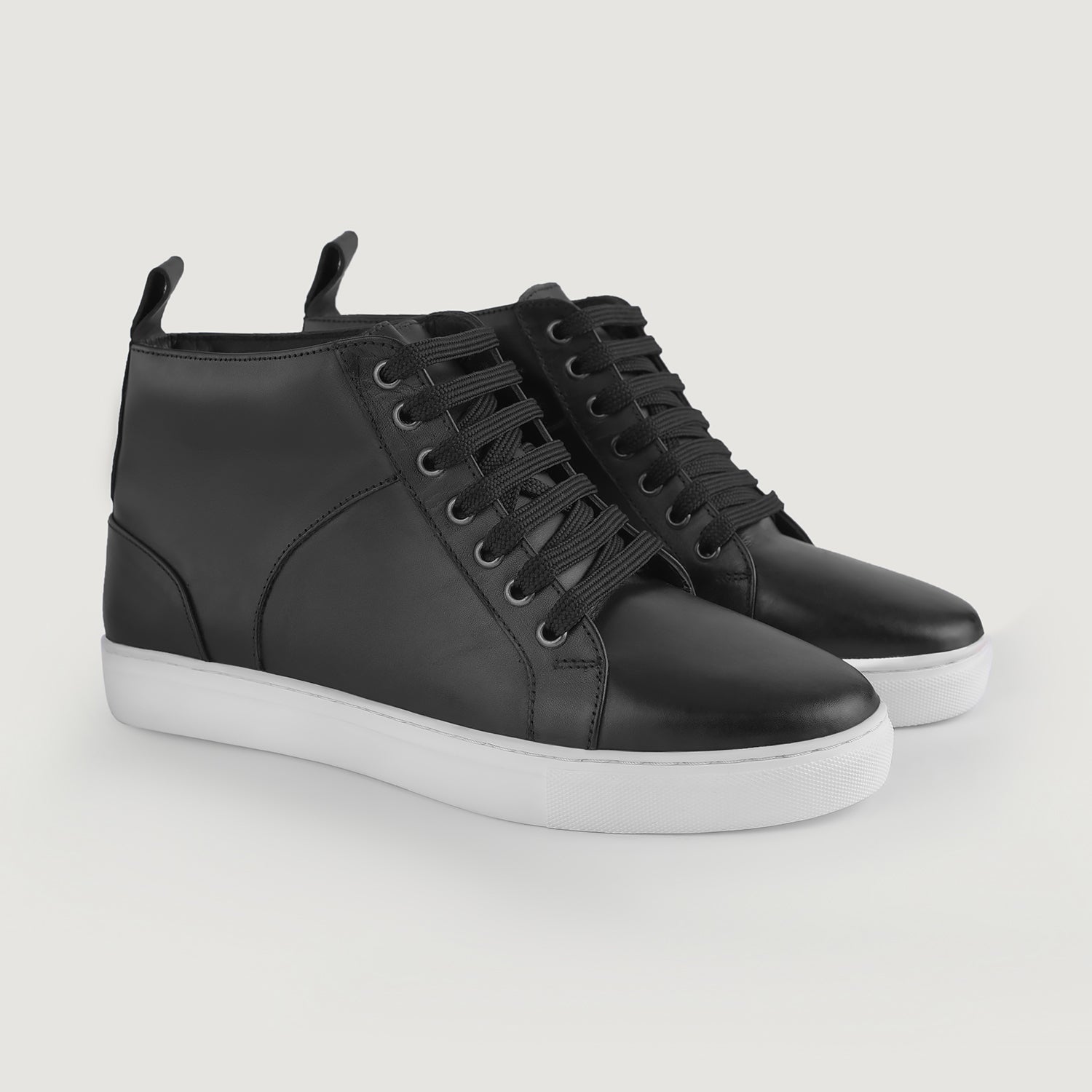 Men's street leather high top sneaker on sale