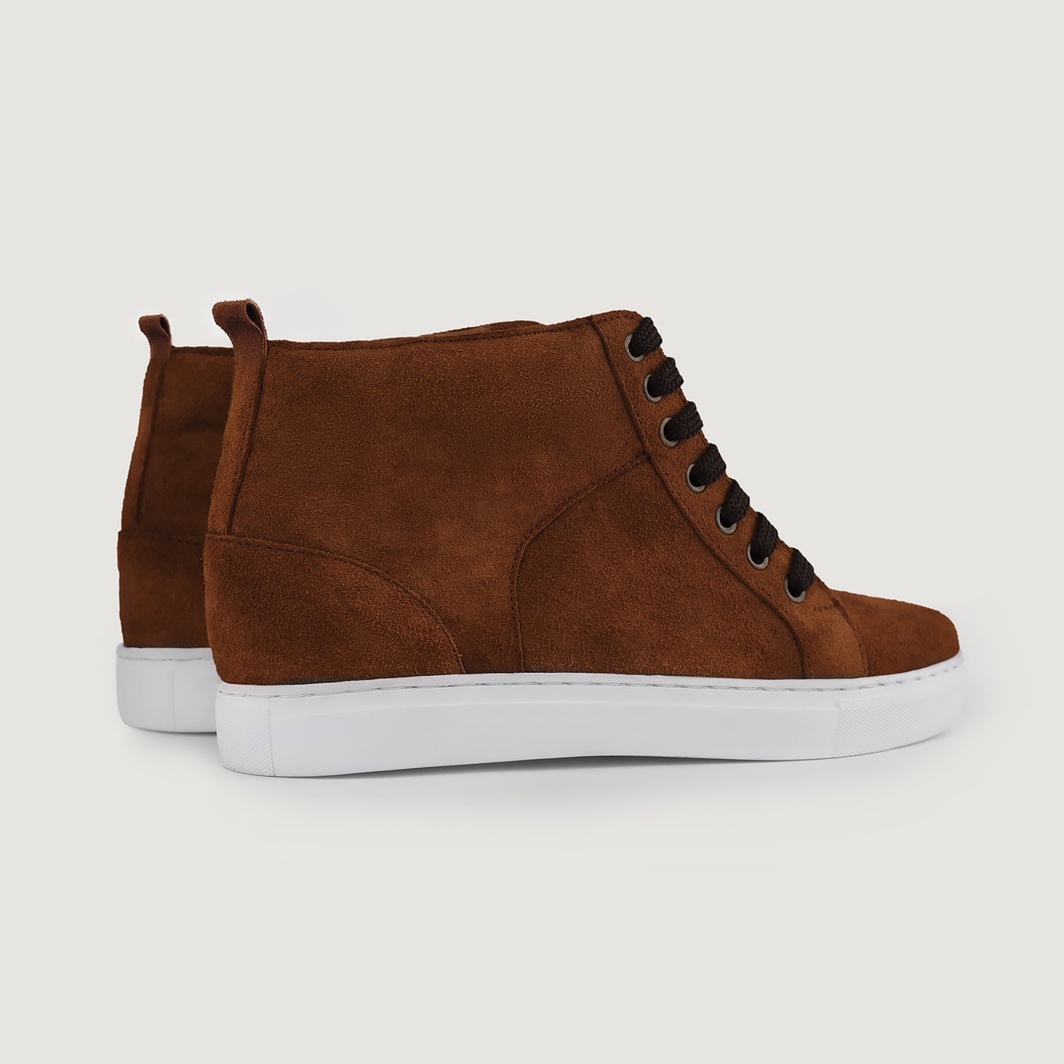 Marty High Top Brown Suede Sneakers For Men The Jacket Maker