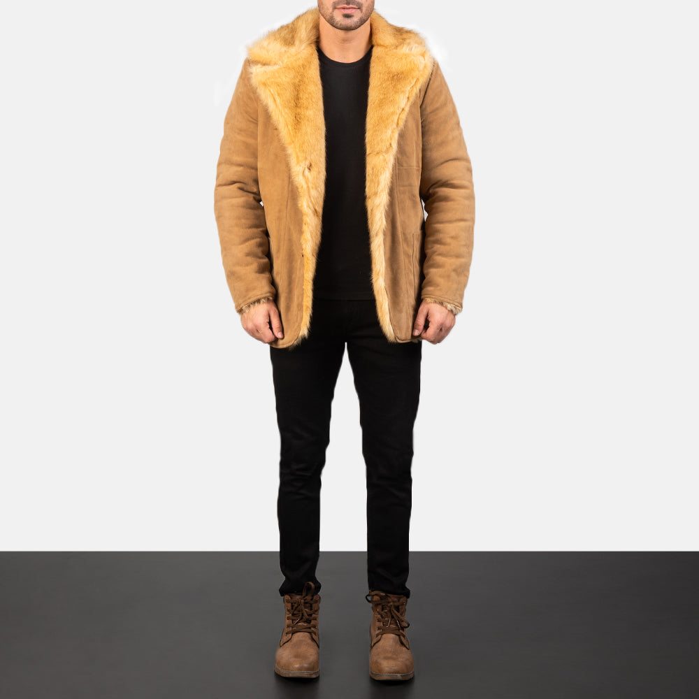 Beige suede jacket mens shop