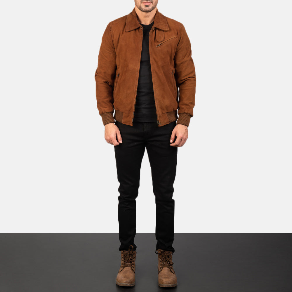 Beige suede jacket mens shop